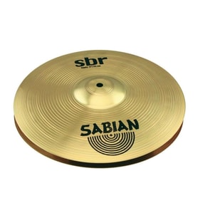 Sabian SBR1302 SBR Hi-Hat Zil (13 İnç) Pirinç Alaşım - Hızlı Tepki - Kompakt
