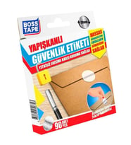 BOSS TAPE 28 MM GÜVENLİK ETİKETİ BANTI 90 'LI KUTULU