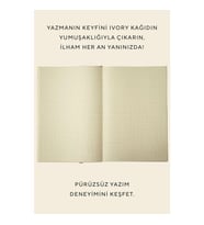 VICTORIA'S JOURNALS 1026 SOFTTONS ESNEK KAPAK B5 17x25cm 80gr. 128 YP. KREM KARELİ DEFTER PASTEL Lİ