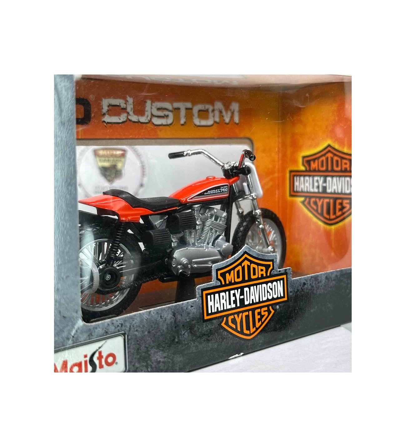 Harley Davidson XR 750 1:18 Diecast Model Motosiklet