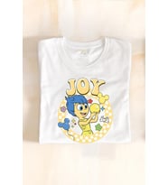 Ters Yüz Neşe Joy T-shirt (Beyaz)