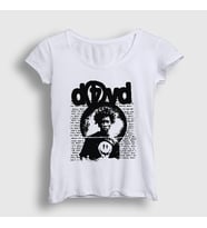 Presmono Kadın Beyaz Love Müzik D4vd T-Shirt 550342tt