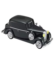 Ultratekno WS-1934 Pontiac Sedan Diecast Retro Araba Bluetooth Hoparlör Işıklı, FM Radyolu, USB/TF Destekli Şarjlı Speaker (Siyah)