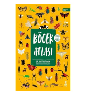 Böcek Atlası (Ciltli-Harita ve Çıkartma Hediyeli)