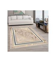Rovigo Home Dijital Baskı Yıkanabilir Kaymaz Taban Salon Halısı RVG1892-SD78 (Bej)