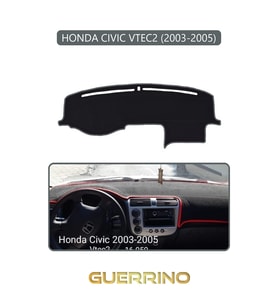 HONDA CIVIC VTEC2 2003-2005TORPİDO KORUMA HALISI GRİ KENAR