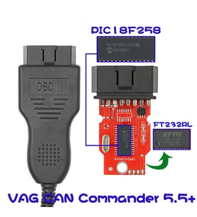 VAG CAN Commander 5.5+ Pin Reader 3.9Beta VWSkoda Teşhis Tarayıcı Aracı-(5775) - EEEEEE7775-521