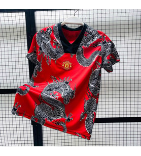 Manchester United Arkası Boş Özel Tasarım Kısa Kol Forma