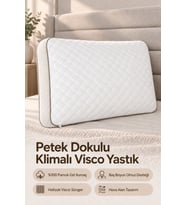 Klimalı Sert Visco Yastık 40×60×15 cm Baş Boyun Destekli 1 Adet