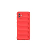 Samsung Galaxy A06 Kılıf Optimum Silikon - Kırmızı
