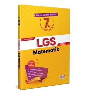 Editör Yayınları 7. Sınıflar İçin Giriş Seviyesi LGS Matematik