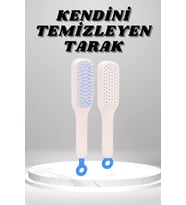 Silikon Yumuşak Sıkı Dişli Sihirli Geri Çekilebilir Tarak Kendini Temizleyen Saç Fırçası