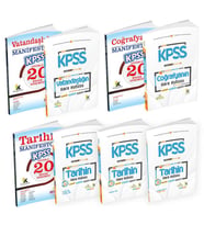 KPSS Tarih 3lü-Coğrafya-Vatandaşlık Karakutu-MANİFESTO Branş Deneme-Soru Bankası