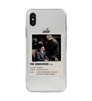 Iphone X / Xs Uyumlu The Godfather Desenli Şeffaf Telefon Kılıfı
