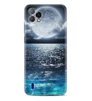Reeder P13 Blue Plus 2022 Kılıf Resimli Desenli Baskılı Silikon Kılıf Great Moon 1301