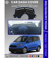 FORD COURİER (2013-2020) EKRANSIZ Torpido Örtüsü Panel Koruma Tam Uyum Çatlamayı Önler Kolay Montaj
