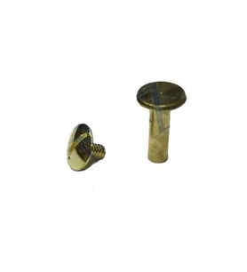 Cilt Menü, Katalog, Kartela Vidası, 13mm - Sarı, 100 Adet