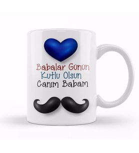 Babalar Günü Babaya Hediye 058 Kupa Bardak Porselen