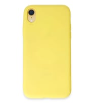 Newface Apple iPhone XR Kılıf First Silikon - Sarı