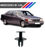 Mercedes W140 S Class Davlumbaz Klipsi 81471-911-992 M1700-25 100 Adet