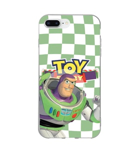 Iphone 7 Plus / 8 Plus Uyumlu Toy Story Buzz Desenli Şeffaf Telefon Kılıfı
