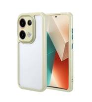 Skyarc Xiaomi Redmi Note 13 4G Kılıf Kamera Korumalı Renkli Kenar ve Çerçeve Tasarımlı Vitamin Kapak (Yeşil)