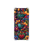 PrintiFy Samsung Galaxy A35 ile Uyumlu Düşlerin Dansı Serisi Çiçeklerin Dansı Tasarımlı Uv Baskılı Köşe Korumalı Antişok Kılıf