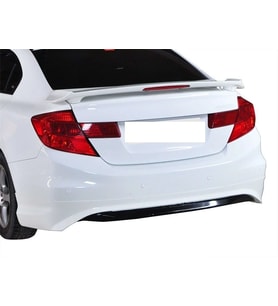 Honda Civic Uyumlu 9 Arka Tampon Altı (Mugen Md) Fiber 2012-2015