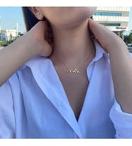 Kişiye Özel 925 Ayar Gümüş Dağ Kolye