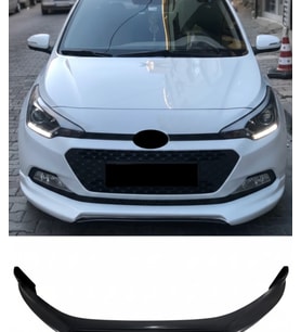 Hyundai i20 2015-2017 Custom Ön Ek 🚘  Dayanıklı Plastik, Sportif Tasarım, Kolay Montaj (Standart)