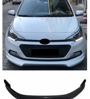 Hyundai i20 2015-2017 Custom Ön Ek 🚘  Dayanıklı Plastik, Sportif Tasarım, Kolay Montaj (Standart)