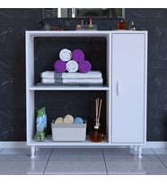 Modilayn URLA 90 x 95,5 x 32,5 cm Kapaklı Çok Amaçlı Banyo & Mutfak Dolabı
