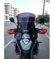 MOTOCAM KTM 1190 Adventure Ön Cam 2008-2017 Model 56cm Siyah Renkli 4mm