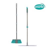 SMARTER SAPLI OTO FIRÇASI + YER SİLECEĞİ ÇEK ÇEK ÇEKPAS CAM SİLECEĞİ MOP PASPAS (Yeşil)
