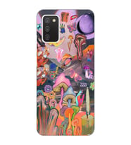 Samsung Galaxy A02S Uyumlu Aesthetic Desenli Şeffaf Telefon Kılıfı