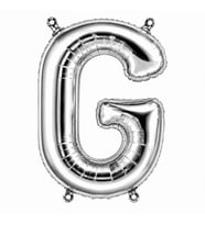 G Harfi Folyo Balon Gümüş Rengi (36 cm)
