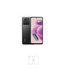 Xiaomi Redmi Note 12S Full Kaplama Ön Arka ve Yan 360 Derece Kaplayan Esnek Poliüretan Film