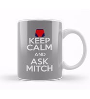 Keep Calm And Ask Mitch Baywatch Trunk Kupa Bardak Porselen
