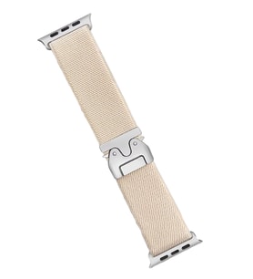 Mey İthalat® Watch 42Mm Forest Kumaş Kordon - Krem