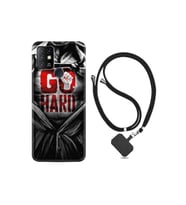 Infinix Hot 9 Kılıf Resimli Desenli Silikon Boyun Askılı Go Hard 1838