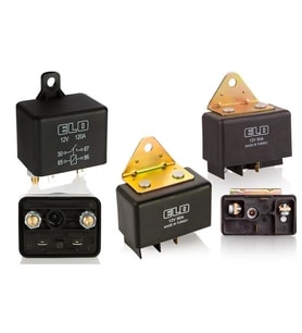 Elo 201.005.002 Güç Rolesi 24 Volt Toz Korumalı Braketli