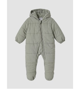 LCW baby Haki Kapüşonlu Erkek Bebek Astronot Mont