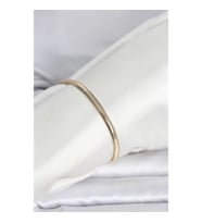 Mey İthalat® CM 14K Gold Renk Yassı Yılan Zincir Model Kadın Bileklik