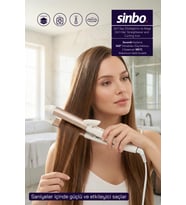 Sinbo 1730 2İn1 Saç Düzleştirici Ve Maşa
