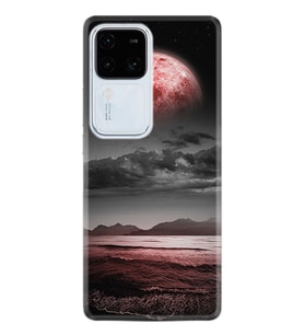 Vivo V30 Kılıf Desenli Silikon Platinium Series Red World 1836