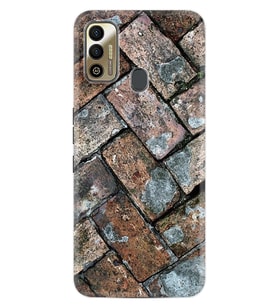 Tecno Sparrk 7T Kılıf Resimli Silikon Kılıf Retro Stone 1324