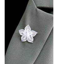 Çiçek Yusufçuk Model Telkari Gümüş Kadın Broş 201025593