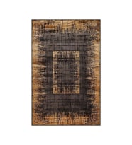 Eliana Home Baskılı, Yıkanabilir Kaymaz Taban Salon Halısı LNA0667 100x150 cm (Kahverengi)