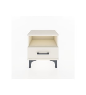 Arges Komodin Tek Raflı Tek Çekmeceli 44x30x48 Aytaşı-Aytaşı
