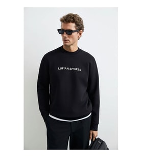 Lufian Rowan Siyah Erkek Sweatshirt 112030195